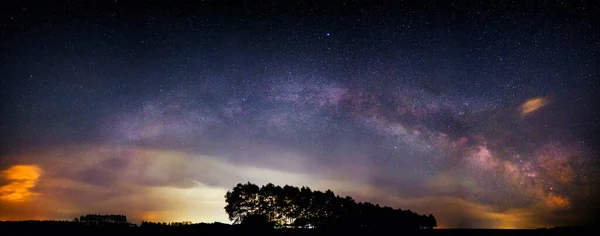 Vintergatans Galax Sommaren — Stockfoto