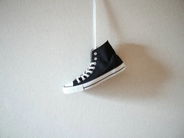 Photo Black White Sneakers — Stock Photo, Image