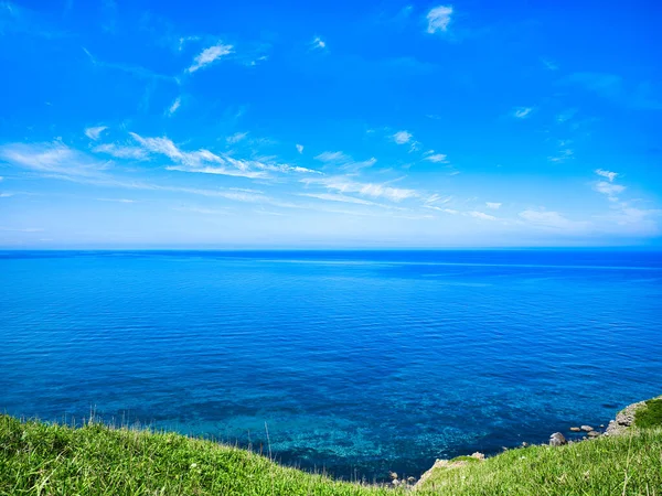 Céu Azul Mar Azul — Fotografia de Stock