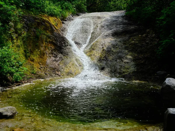 Kamuiwakka Waterfall Shiretoko Hokkaido — Stock Photo, Image