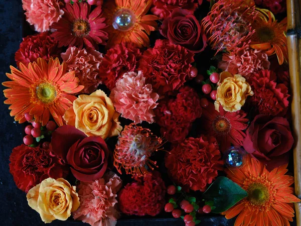 Flowers Floating Water Shrine — Stock Photo, Image