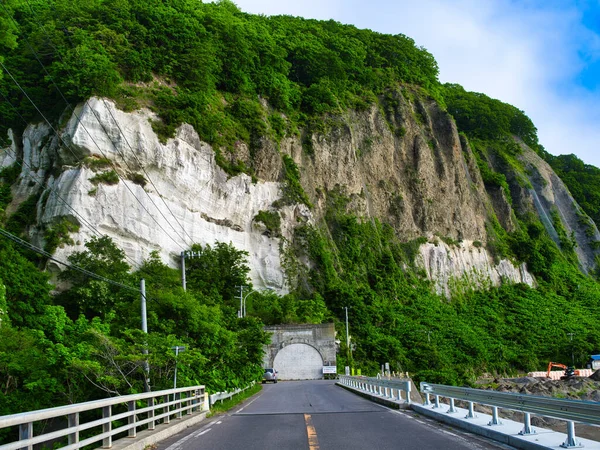 Yazın beyaz uçurum Hokkaido