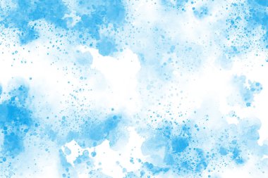 arkaplan için açık mavi suluboya