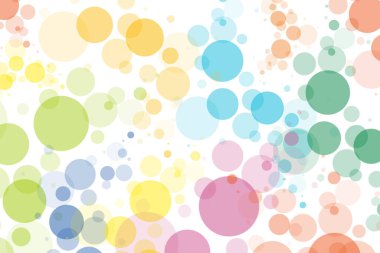 Arkaplan için renkli polka noktaları