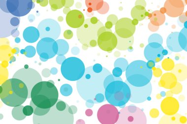 Arkaplan için renkli polka noktaları