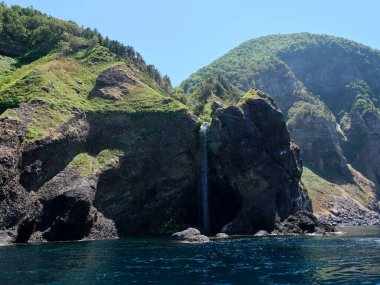 Shiretoko Hokkaido 'da kasyuni şelalesi