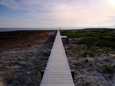 Bekkai Hokkaido 'da düz köprü.