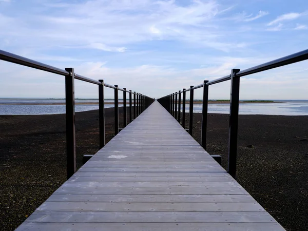 Pont Droit Dans Bekkai Hokkaido — Photo