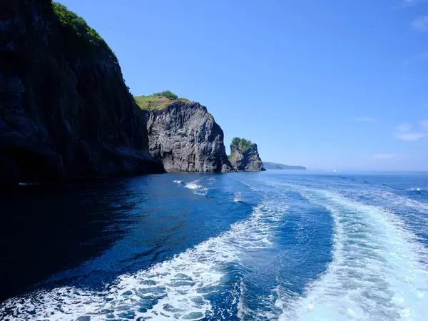 世界自然遗产场址Shiretoko — 图库照片