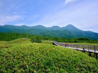 Hokkaido 'daki Shiretoko dağ sırası