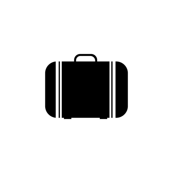 Bag icon. Black icon on white background. — Stock Vector