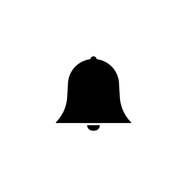 Bell icon. Black icon on white background. — Stock Vector