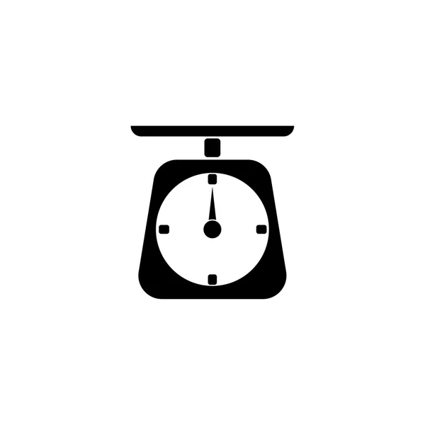 Terazi simgesi. Beyaz arka planda siyah simgesi.