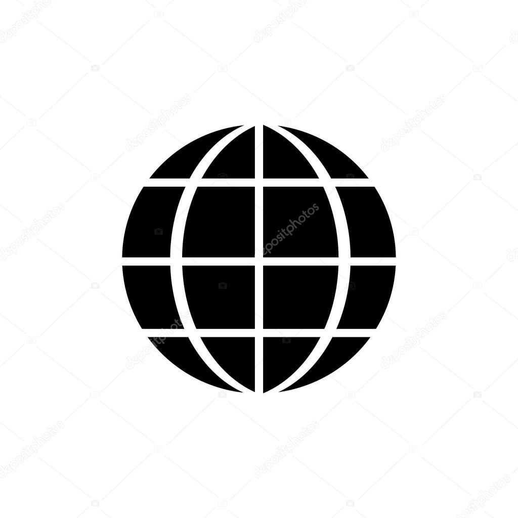 World Globe Images Black And White