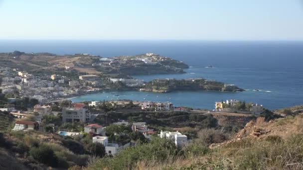 Resort turístico de Agia Pelagia — Vídeo de Stock