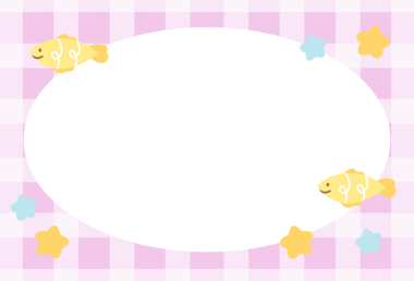 Deniz şablonu, akvaryum, okyanus, hayvan, hayvanat bahçesi, hediyelik eşya dükkanı, polaroid fotoğraf, kartpostal, tatil posteri, yapışkan not, not defterleri için deniz yıldızı ve denizyıldızı desenli pembe ekose çerçeve.