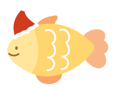 Noel ve Yeni Yıl için Noel Baba şapkası takan turuncu balıklar, deniz hayatı, deniz altı, hayvan, bayram kışı, çıkartma, akvaryum, okyanus, hayvan, çizgi film karakteri, sevimli yama, oyuncak, iğne