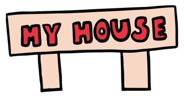 Ev dekorasyonu, ev turu, sembol, tabela, bina, mimari, metin, mesaj, mektuplar, yazı tipi, tipografi, rozet, broş, baskı, kart, simge,