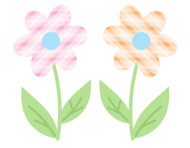 Yeşil yapraklı ve ekose desenli şirin çiçekler doğa, bahçe, ağaç, bitkiler, çiçek, çiçek, park, piknik, ev bahçesi, çıkartmalar, karikatür, çiçek deseni, süsleme, broş, broş, broş, broş