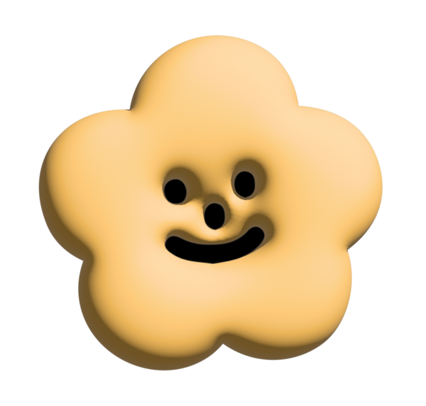 Model, şişirilmiş ürün, bitki, ağaç, doğa, bahçe, çiçek deseni, dekorasyon, çizgi film karakteri, maskot, şirin yama, broş, çıkartma, marka etiketi için üç boyutlu gülümseyen sarı çiçeğin tasviri