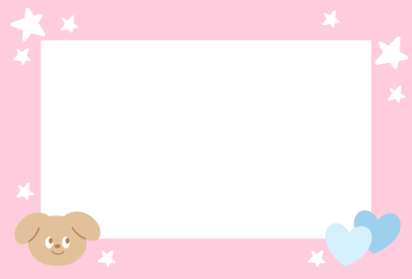 Köpecik, kalp, polaroid fotoğraf için yıldız deseni, reklam şablonu, sosyal medya postası, dekorasyon, not defteri, yapışkan not, not, not, baskı, poster, köpek kartpostalı, hayvan, veteriner