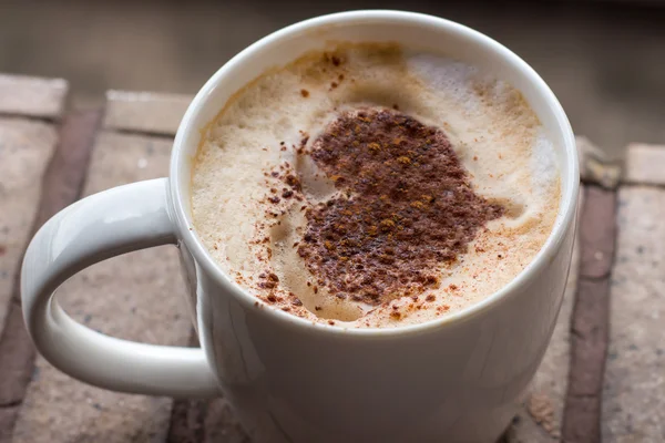 Sanat cappuccino kahve.