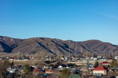 Dağların güzel manzarası
