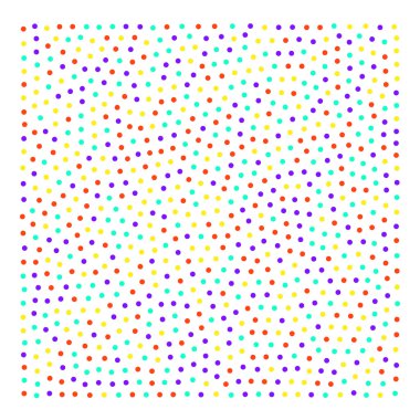 çok sayıda parlak çevrelerin renk arka plan.