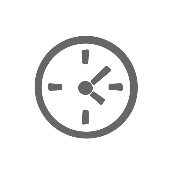 Simple clock icon. Stock vector illustration. Time symbol — Stock Vector