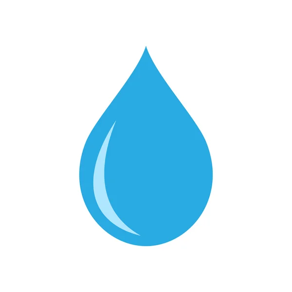 Water drop vector icon — Stock Vector