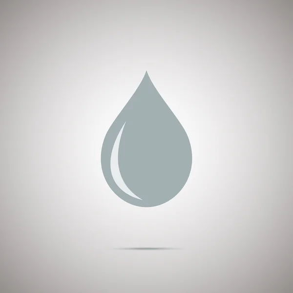 Water drop vector icon — Stock Vector