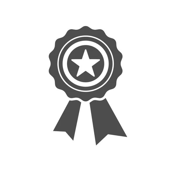 Mejor icono de medalla de primer premio — Vector de stock