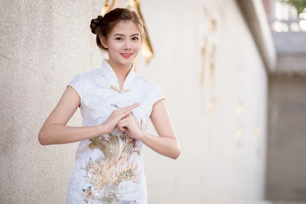 THE Asian Chinese woman in Traditional Chinese — Stock Photo, Image