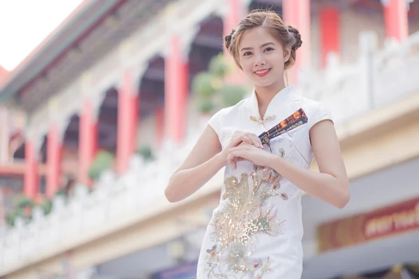 伝統的な中国語のアジア中国の女性 — ストック写真