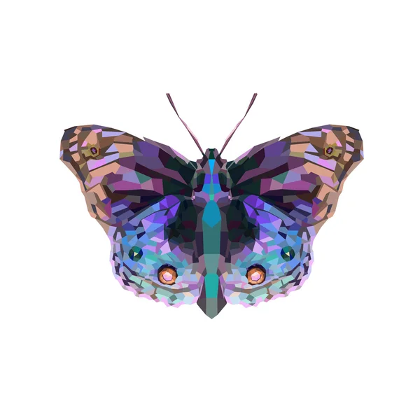 Abstracte heldere vlinder — Stockfoto