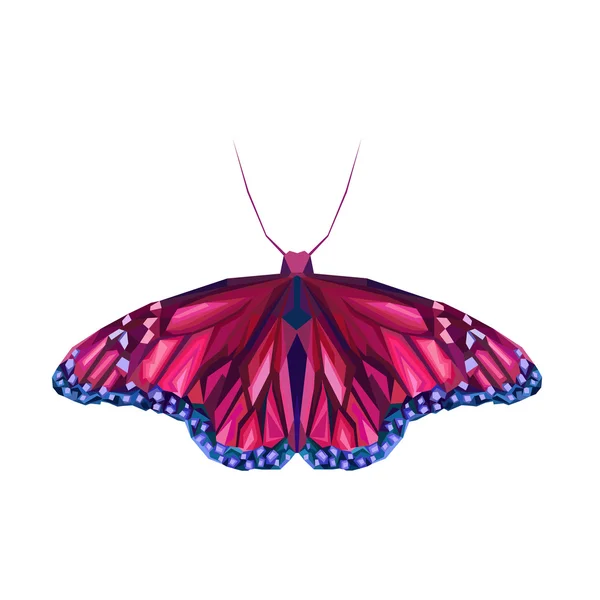 カラフルな蝶、ラスター イメージ — ストック写真