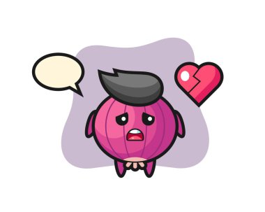 Tişört, etiket, logo elementi için soğan, şirin stil tasarımı