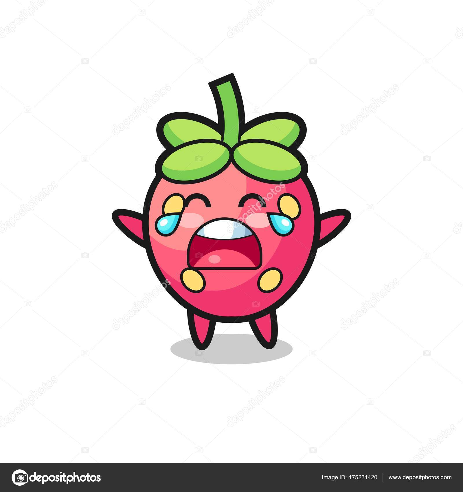 Vektorgrafiken Morango Com Cara De Choro Vektorbilder Morango Com Cara De Choro Depositphotos