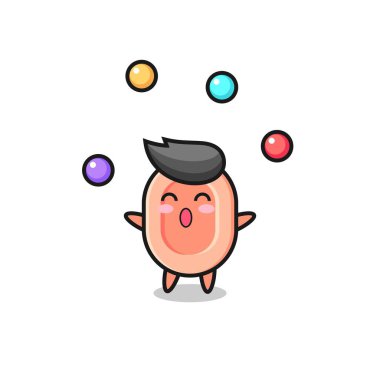 Tişört, çıkartma, logo elementi için şirin bir tasarım.