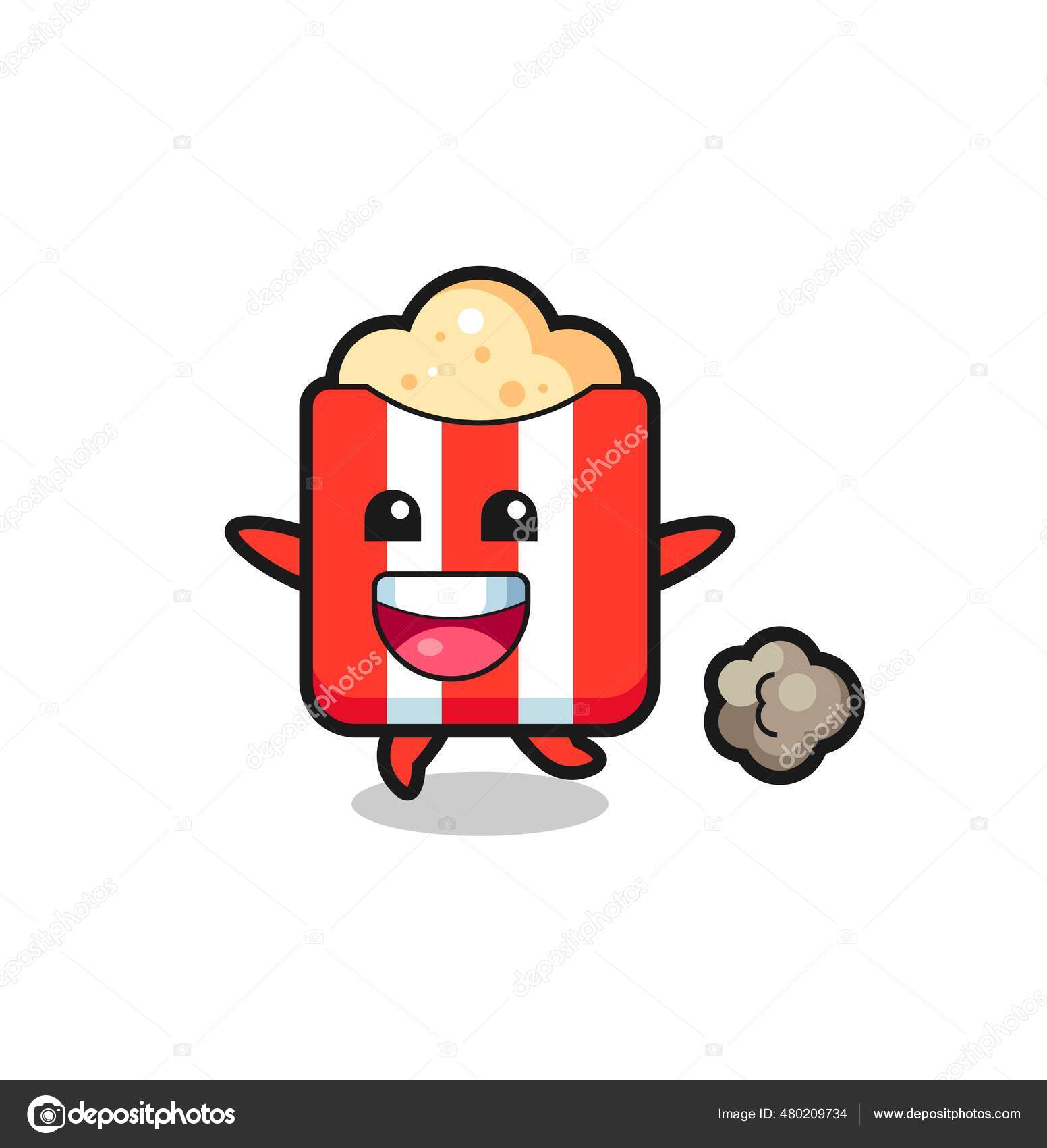 Happy Popcorn Cartoon Running Pose Cute Style Design Shirt Sticker Stock Vector Image by ©@ #480209734 Happy Popcorn Cartoon Running Pose Cute Style Design Shirt Sticker Stock Vector Image by ©@ #480209734