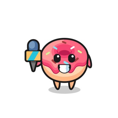 Haber spikeri olarak donutun maskotu.