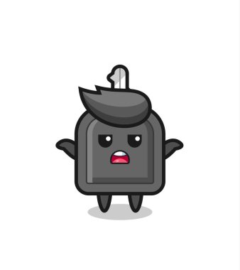 Araba anahtarı maskotu karakteri, ne bileyim, tişört, çıkartma, logo elementi için şirin bir tasarım diyor.