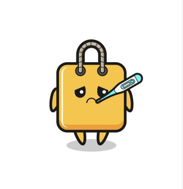 Ateşli bir maskot karakteri, tişört, çıkartma, logo elementi için şirin bir tasarım.