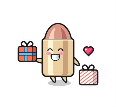 Tişört, çıkartma, logo elementi için şirin bir tasarım.