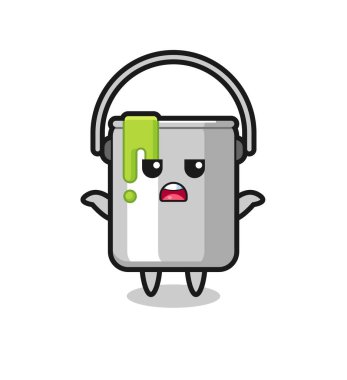 Tişört, çıkartma, logo elementi için şirin bir tasarım olduğunu söyleyen bir maskot.