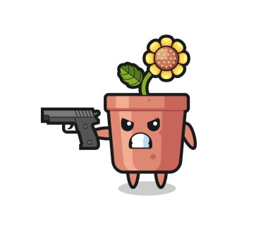 Tişört, çıkartma, logo elementi için şirin bir tasarım.