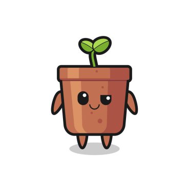 Tişört, çıkartma, logo elementi için sevimli bir tasarım.