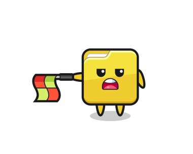 Satır yargıcı olarak dizin karakteri bayrağı yatay tutun, t-shirt, etiket, logo ögesi için şirin tasarım