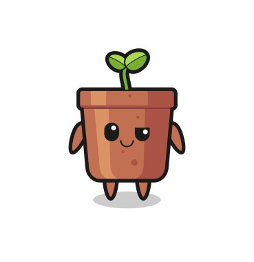 Tişört, çıkartma, logo elementi için sevimli bir tasarım.