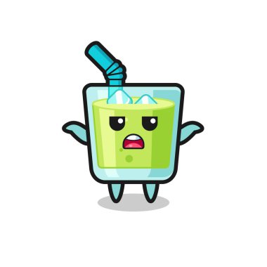 Kavun suyu maskotu karakteri ne bileyim, tişört, çıkartma, logo elementi için şirin bir tasarım diyor.